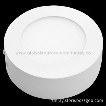 Switch Dimmable LED Panel Light with 6W Power, 85-265V AC or 12V DC, 80-110lm/W, CE Mark